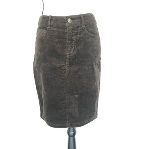 Anthropologie corduroy skirt